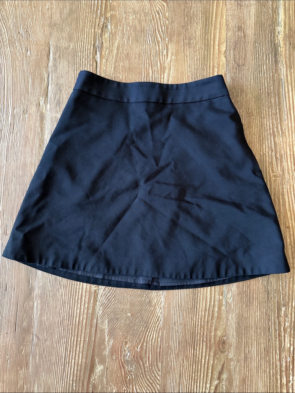 Express Black Circle Skater Mini Skirt